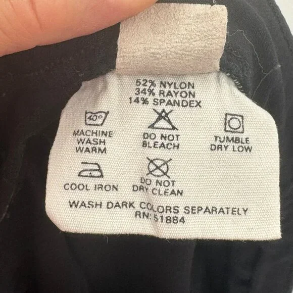 Patagonia Black Ankle Zip Legging Joggers Womens XS Nylon Blend Made In USA - Picture 7 of 8